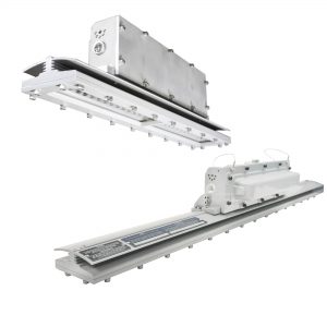 Two LED linear lights for hazardous CID1 applications.