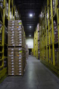 Dialight LED Lights at cold storage facility