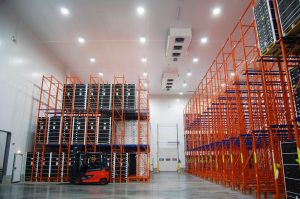 LED High Bays in Cold storage warehouse