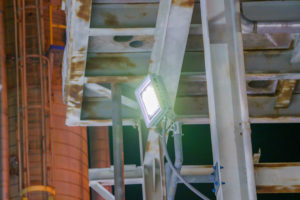 Dialight LED Floodlight, OQ Chemical, Chemical Plant, Hazardous Flood