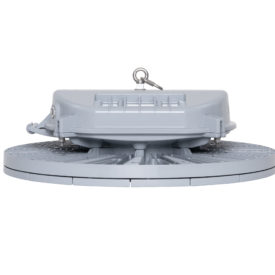 Dialight high output high bay LED lighting fixture. Contractor friendly and low profile.