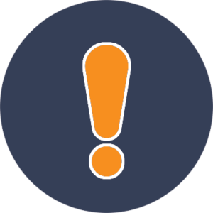 Icon of exclamation to symbolize withstanding heavy noise & vibration.