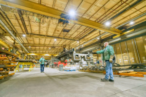 Miller Industries installed Dialight LED High bays.