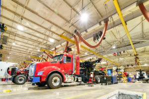 Miller Industries installed Dialight LED High bays.